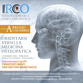 EVENTO DEL 31.03.2023 - Accademia di Medicina Osteopatica